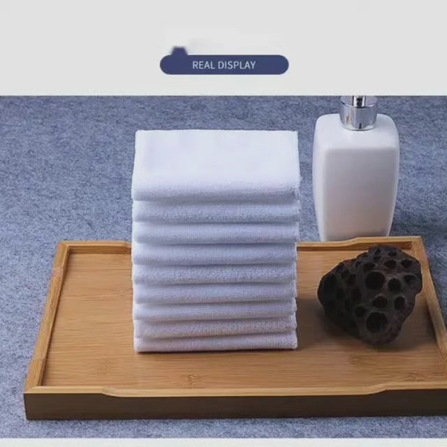 4Pc Serviettes à main douces en microfibre