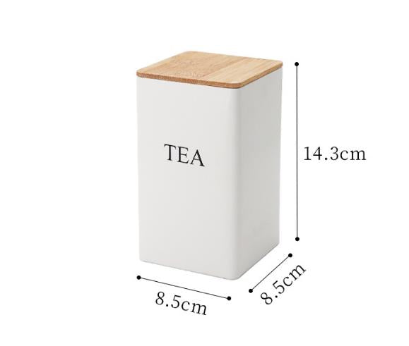 Ensemble de 3 bocaux à café, sucre et thé