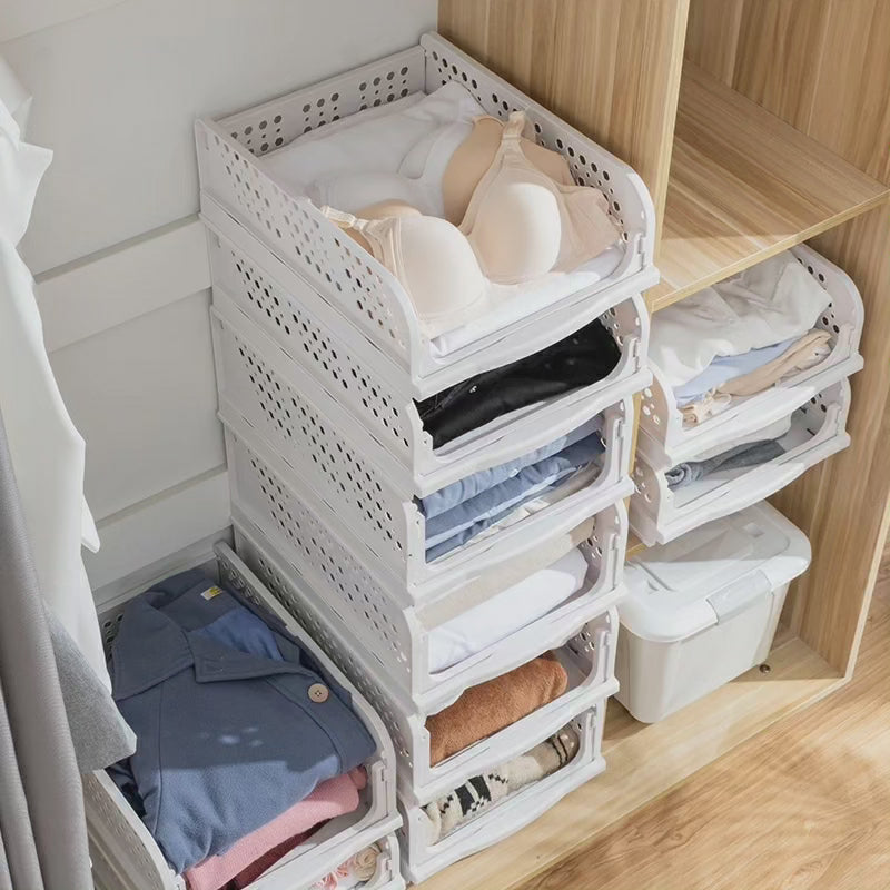 Organisateur de rangement moderne pour garde-robe