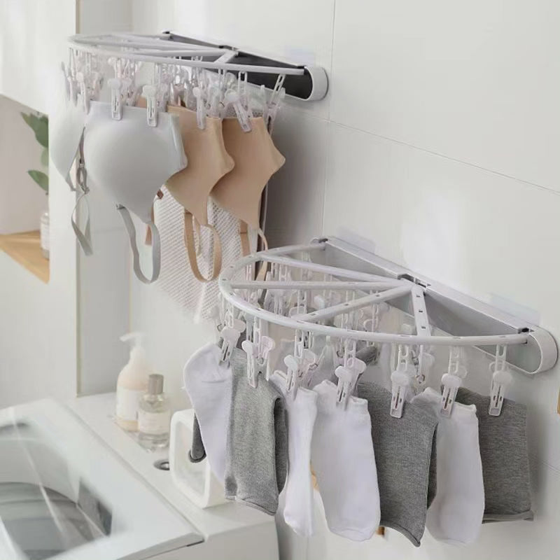 24 Cintre de vêtements pliable à clip