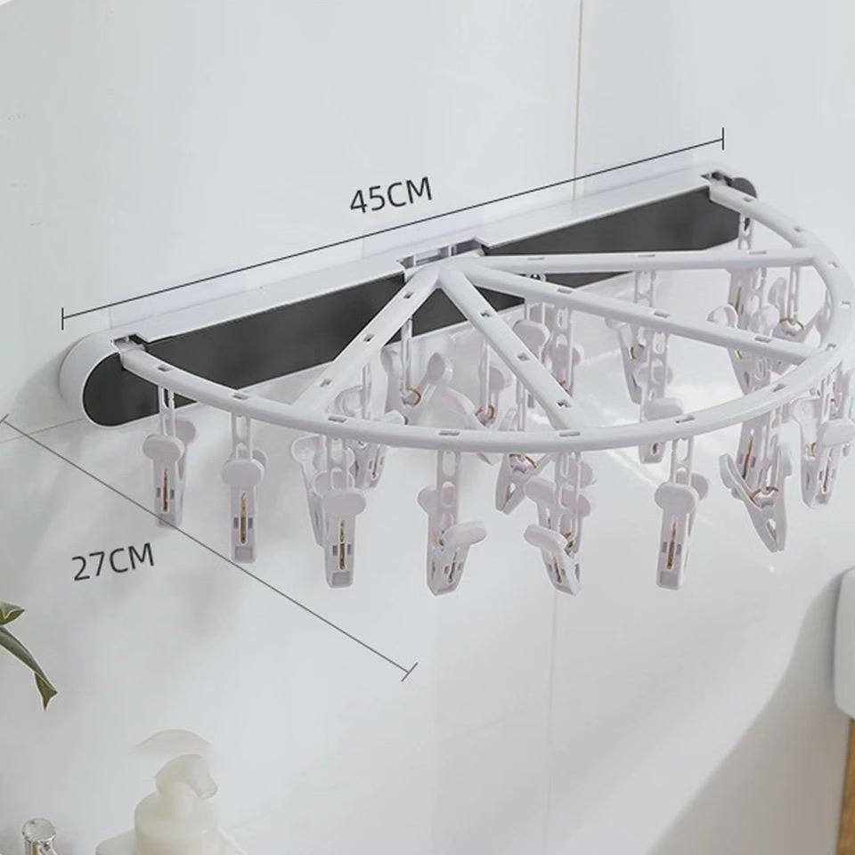 24 Cintre de vêtements pliable à clip