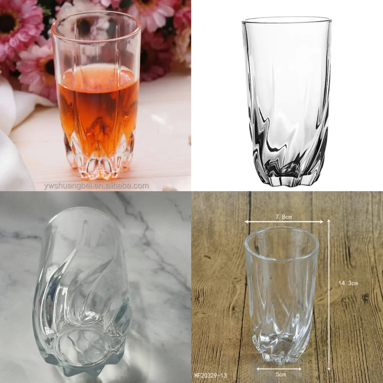 6pcs Verres à eau