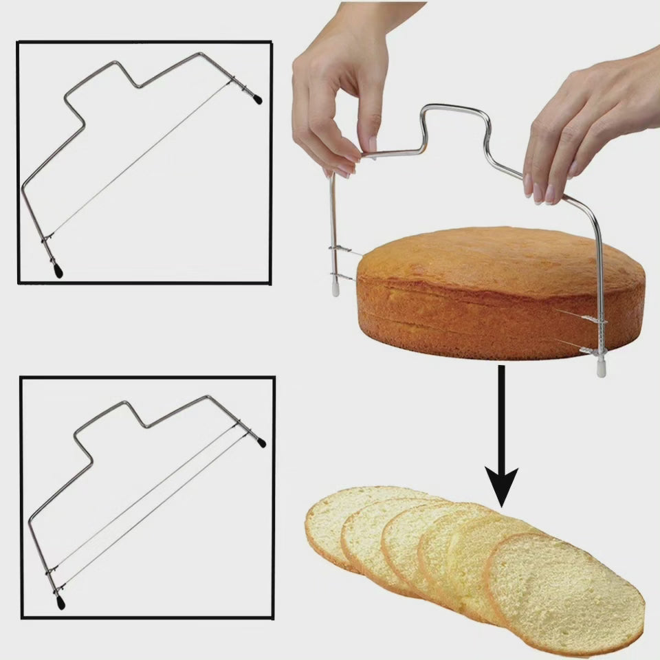 Cutter à gâteaux à double fil réglable