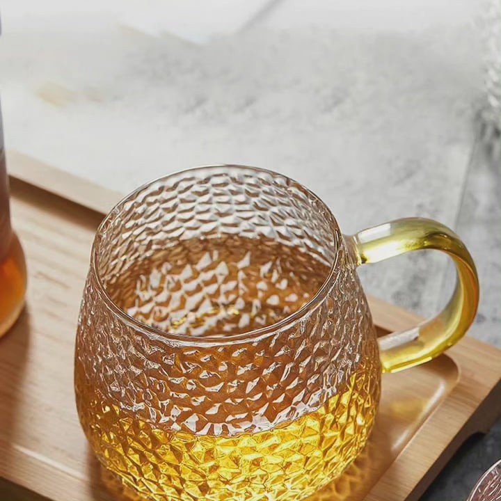 Tasse à café en verre
