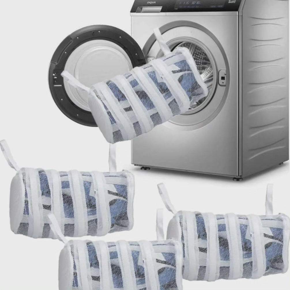 Machine à laver des chaussures Sac à laver en mesh