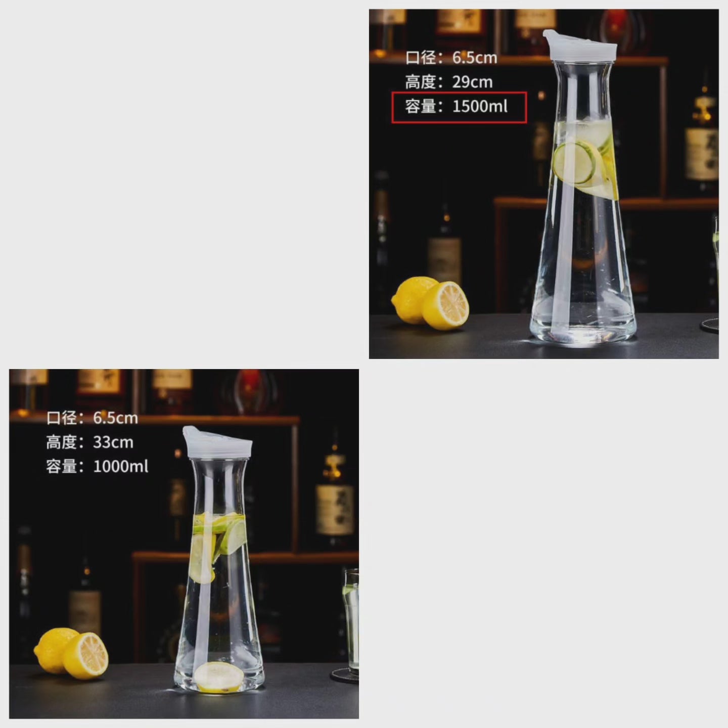 Théière en acrylique Bouilloire en plastique
