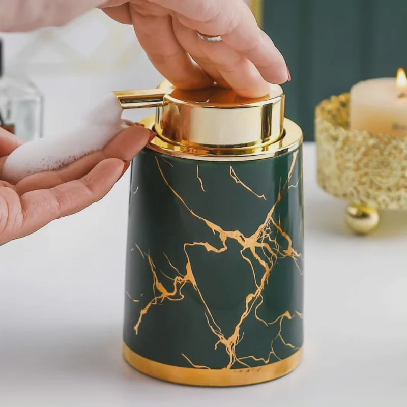 Distributeur de savon en marbre