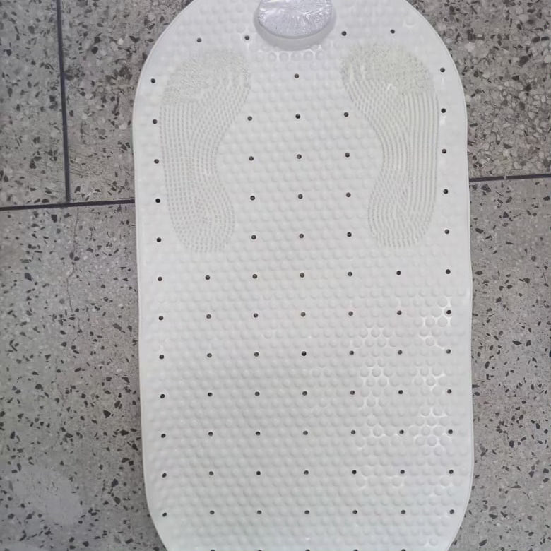 Tapis de bain antidérapant avec éponge en pierre ponce