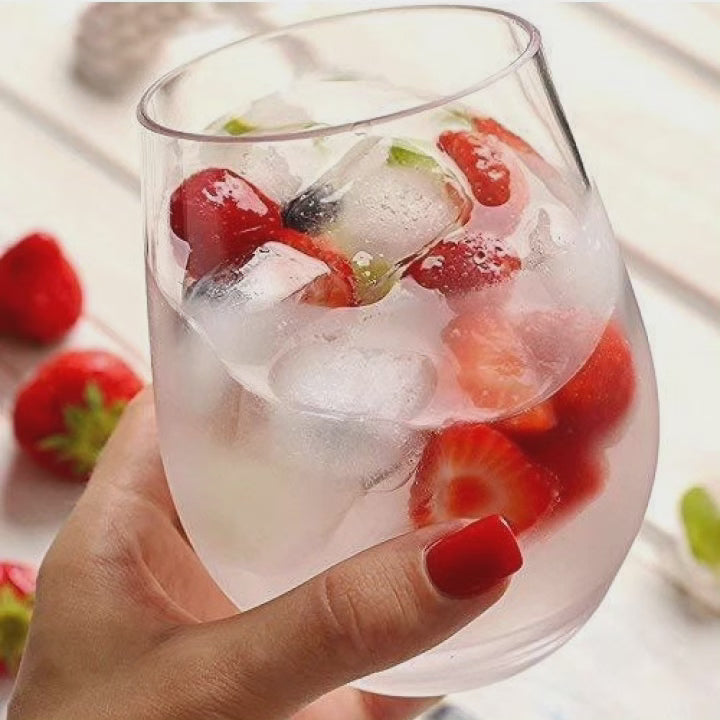 6 pc Verre Ovale