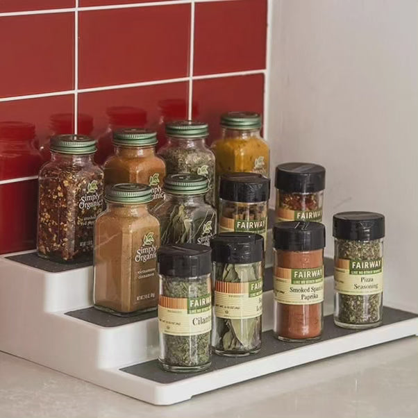 Étagère à épices multipurpose 3 niveaux antidérapante