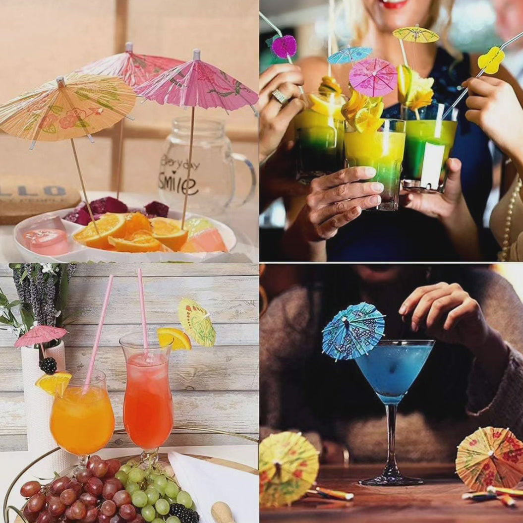 Ensembles de parasols à boisson