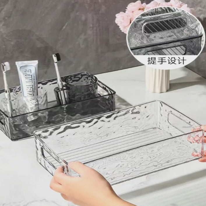Organisateur de maquillage en acrylique empilable