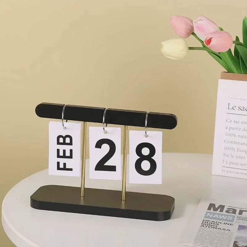 Calendrier de bureau décoratif