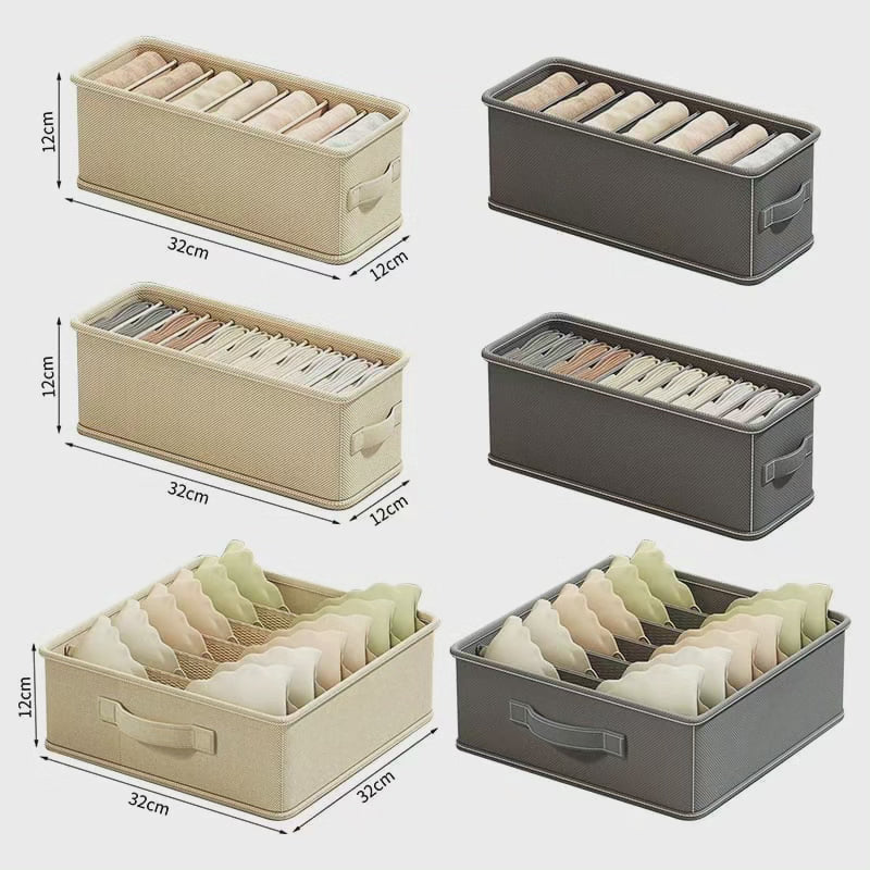 Ensemble de 3 pièces Boîte de rangement pour vêtements
