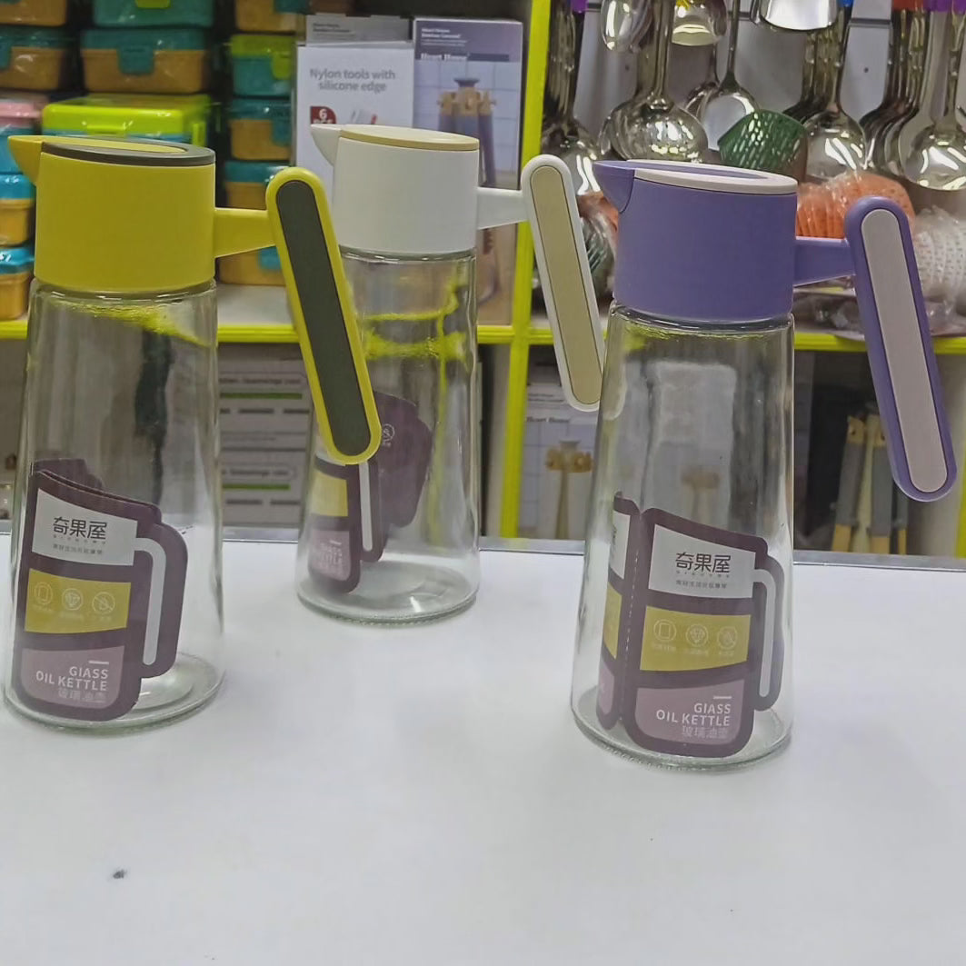 Distributeur d'huile en verre de 620 ml