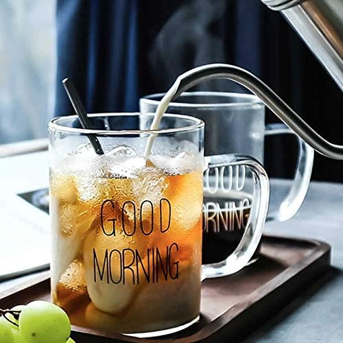 2pcs Tasses en verre