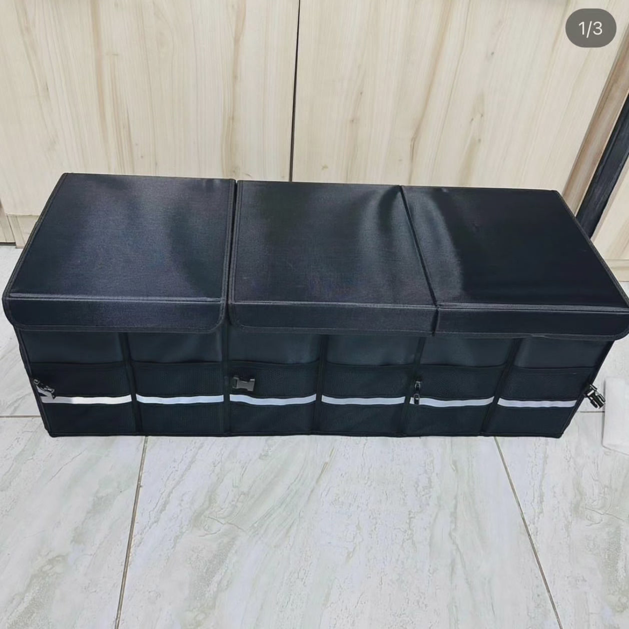 Organisateur de coffre de voiture pliable