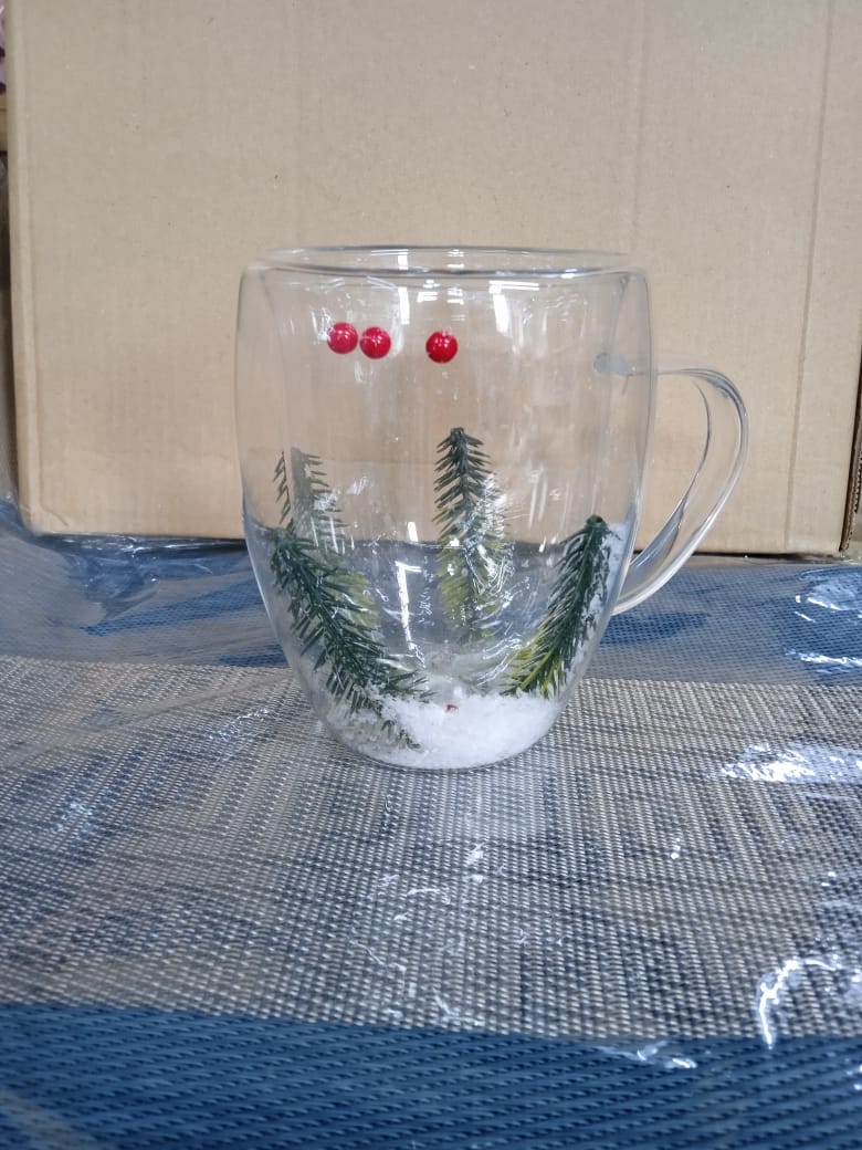 Tasses florales à double paroi