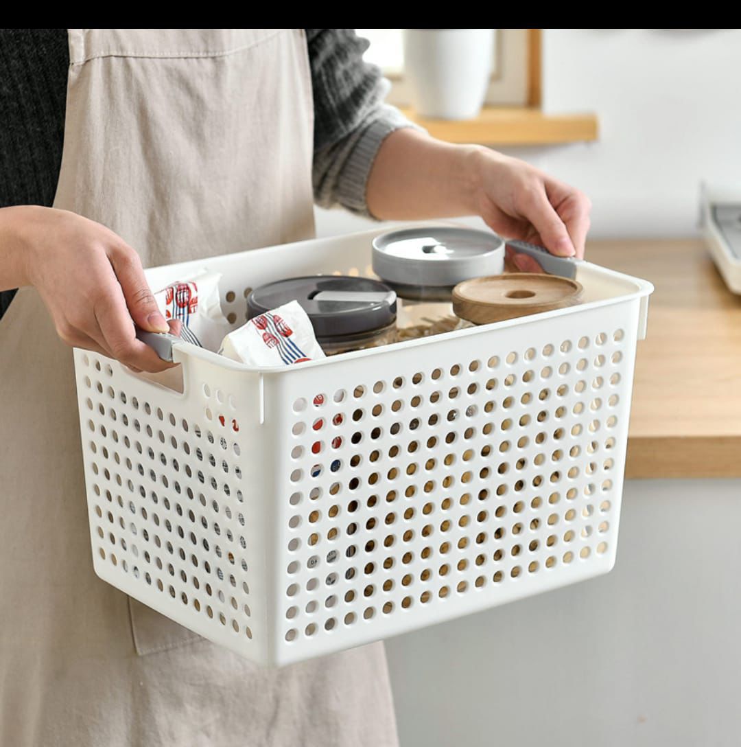 Panier de rangement en plastique