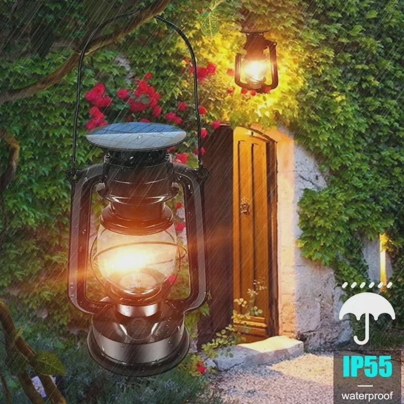 Lanterne solaire rechargeable étanche