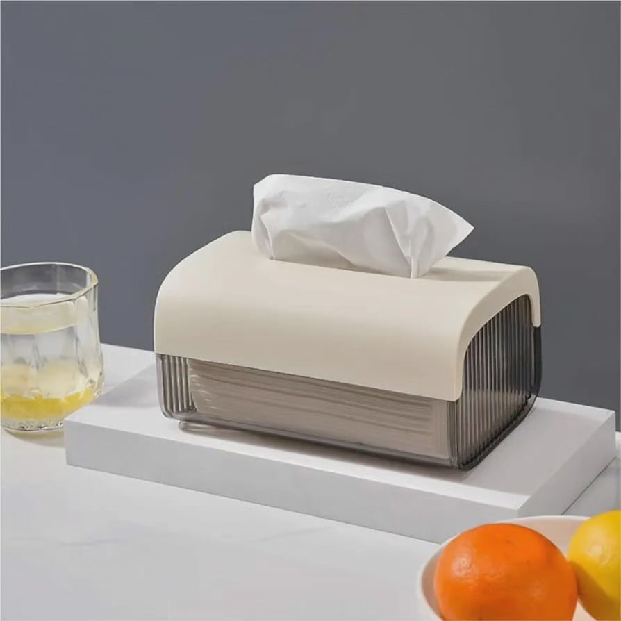 Porte-serviettes en acrylique transparent / Porte-napkin