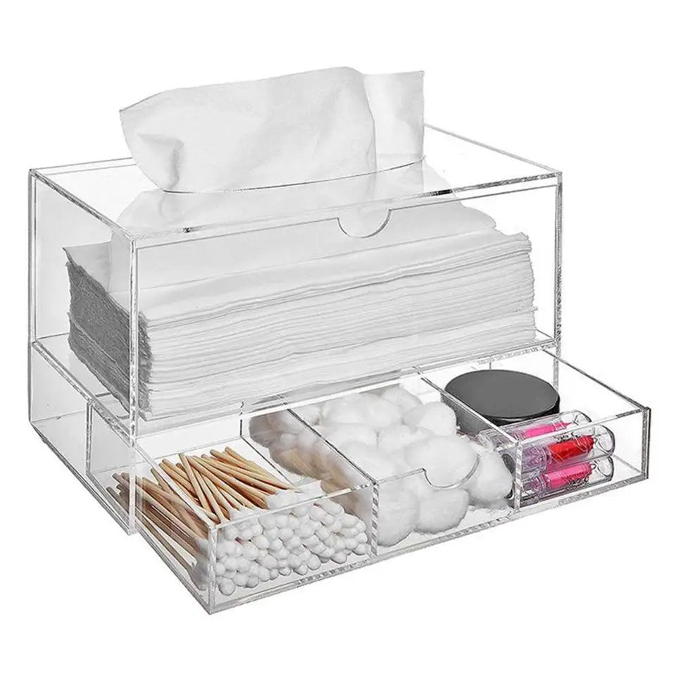 Organisateur de cosmétiques en acrylique / serviette