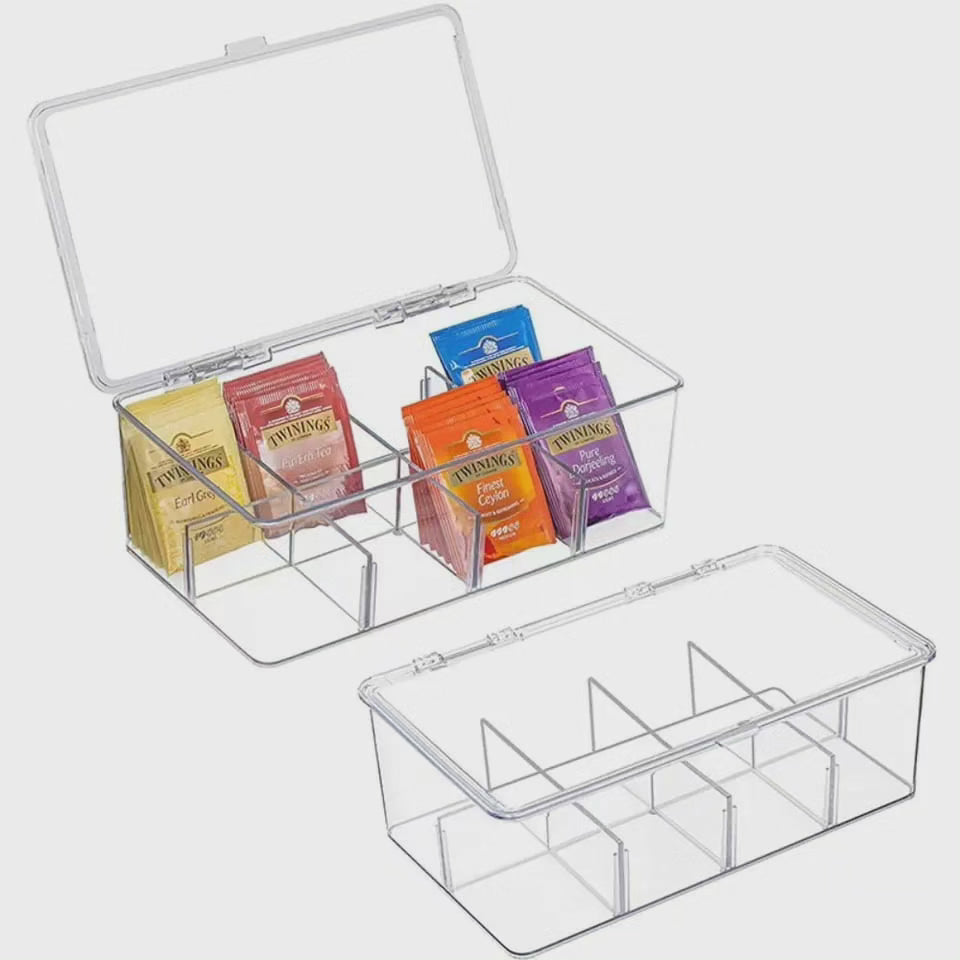 Organisateur de sachets de thé en acrylique