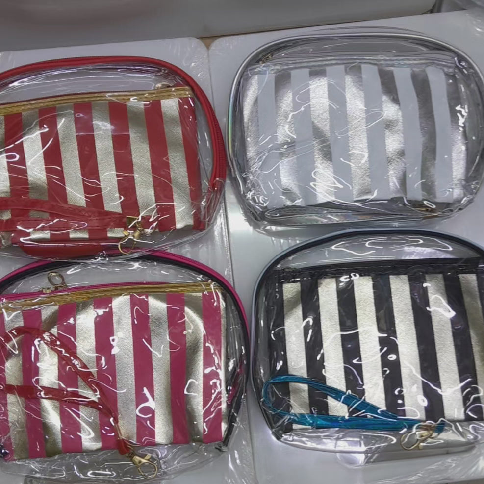 3 en 1 Sacs de lavage Pochette de maquillage
