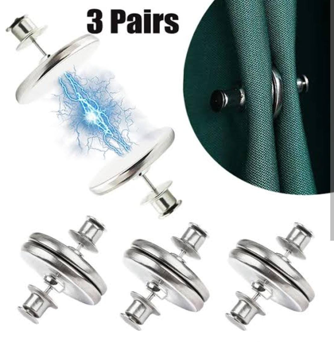 6 Paires de supports de rideaux