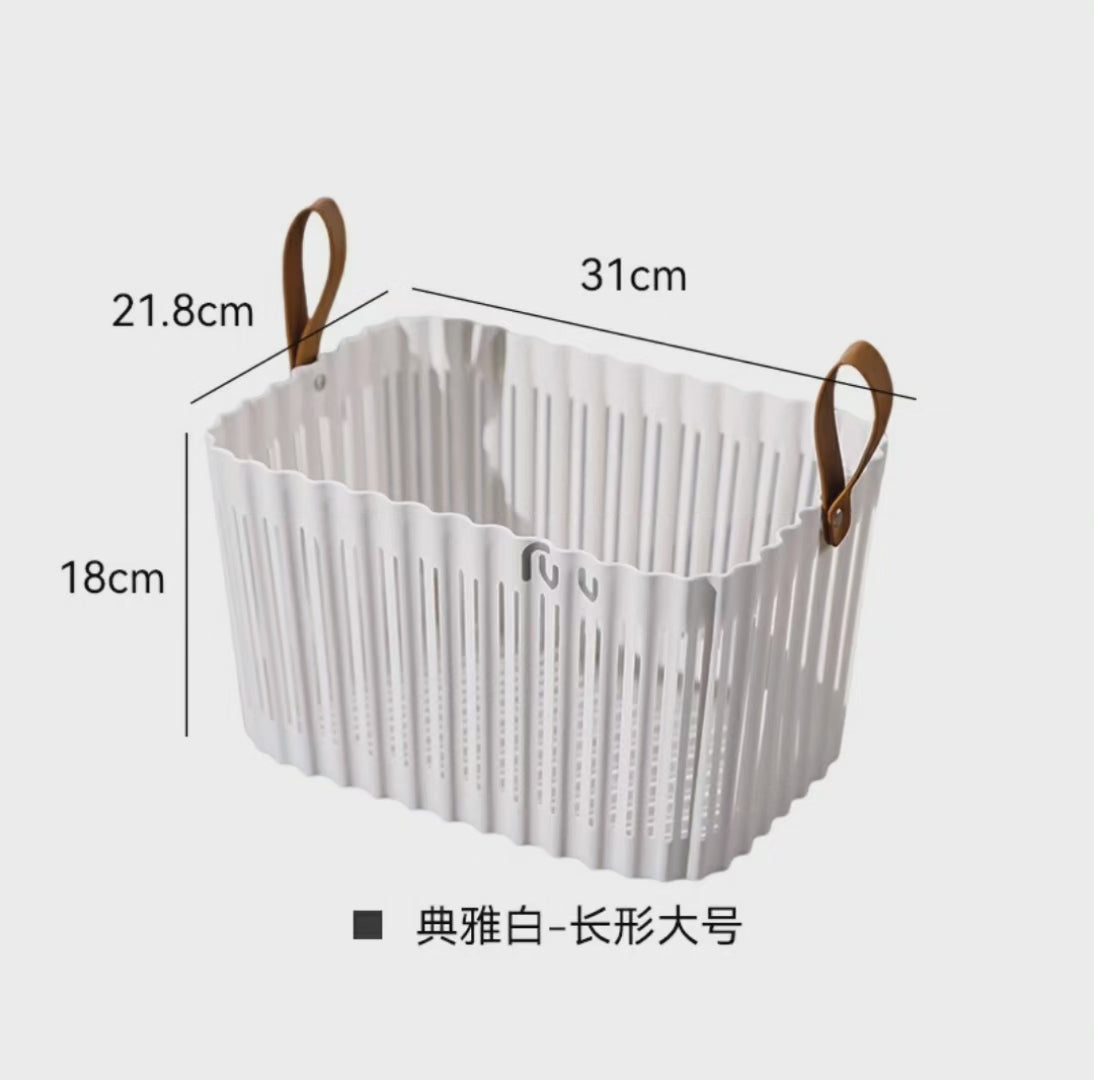 Panier de rangement/Panier à linge organisateur avec poignées
