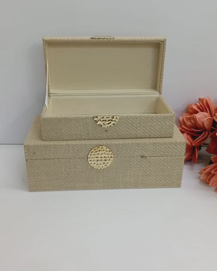 2 en 1 Boîte de Rangement Décor