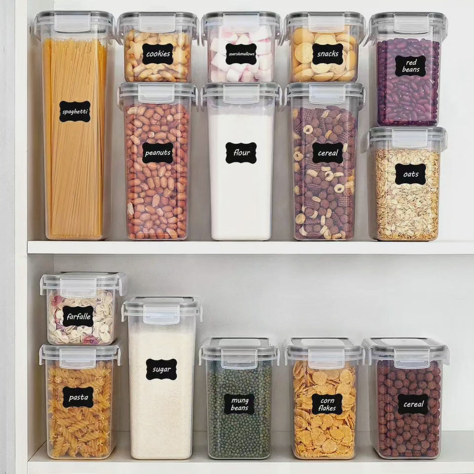 24pcs Contenants en plastique hermétiques sans BPA