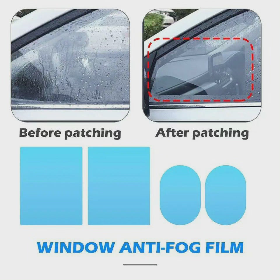 4pcs Film Protecteur de Fenêtre Anti Pluie pour Voiture