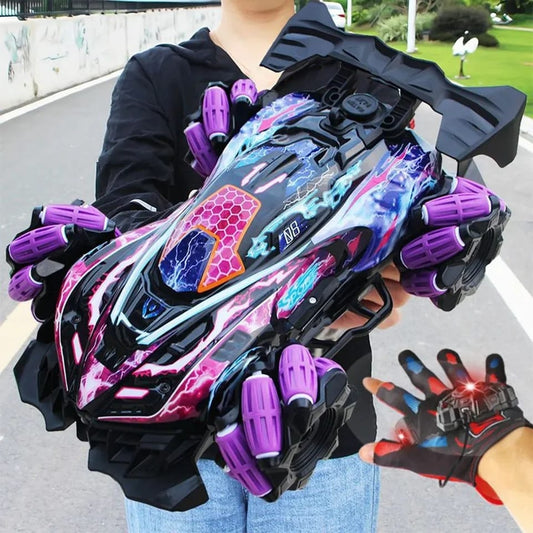 Voiture électrique pour enfants avec lumière LED Noir
