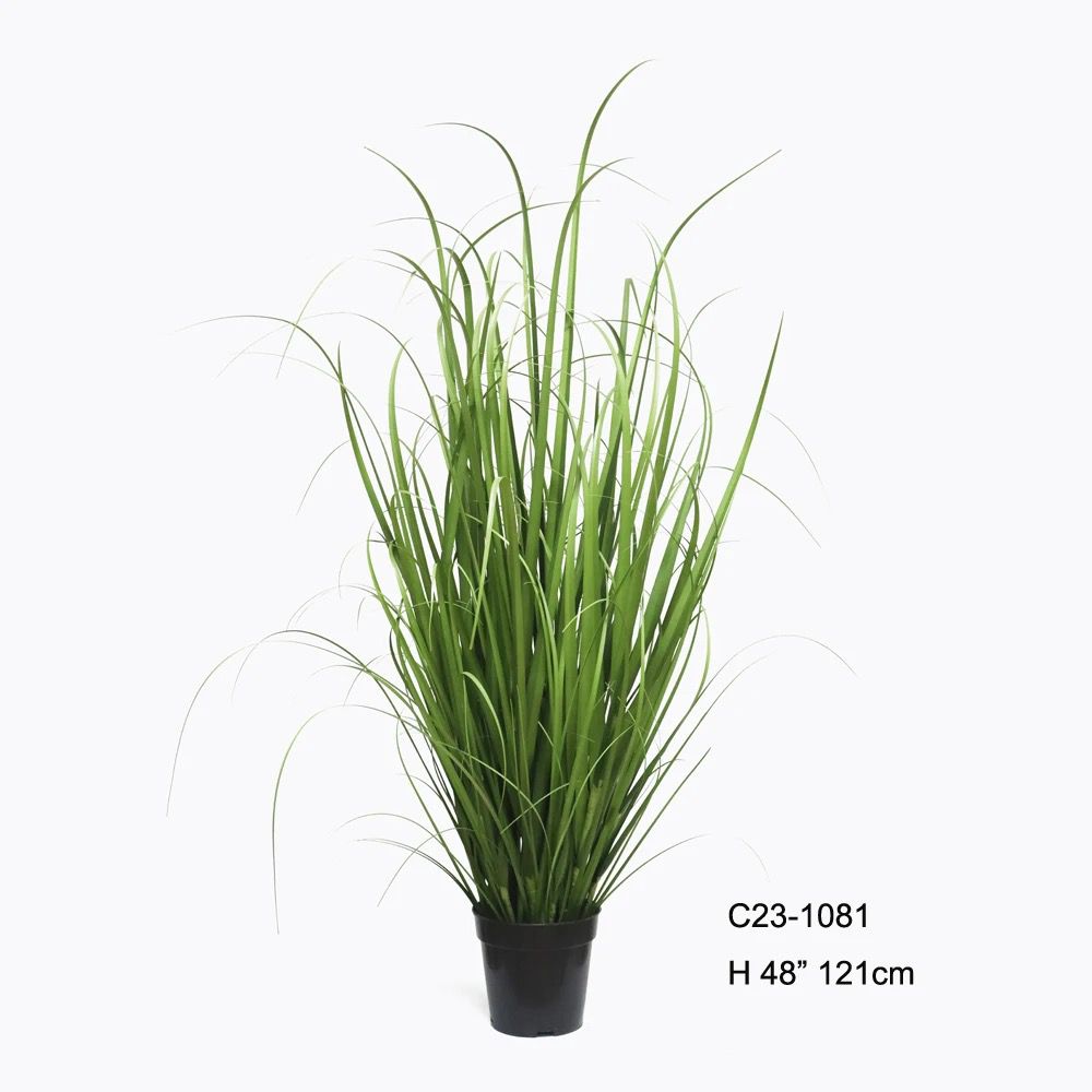 Décor en herbe verte artificielle au toucher réel