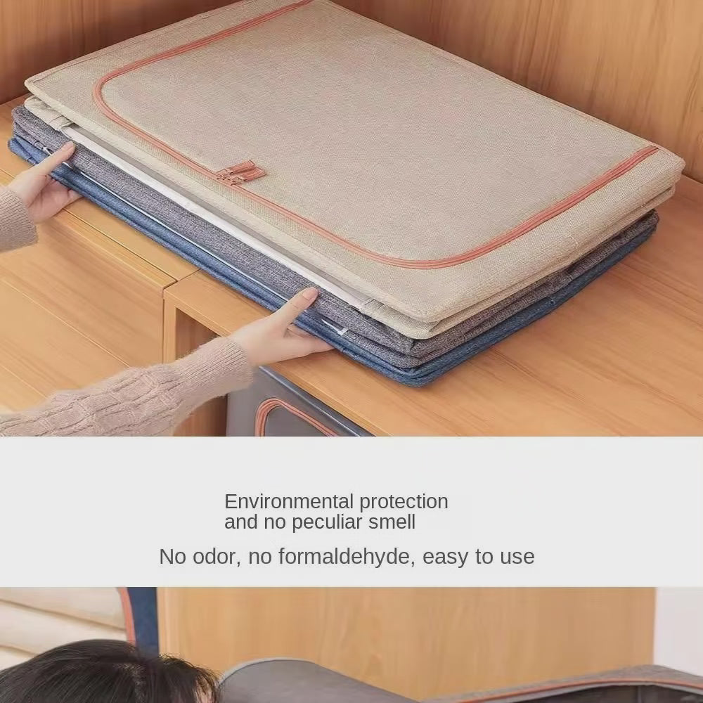 Organisateur de placard à vêtements Duvet avec cadre métallique