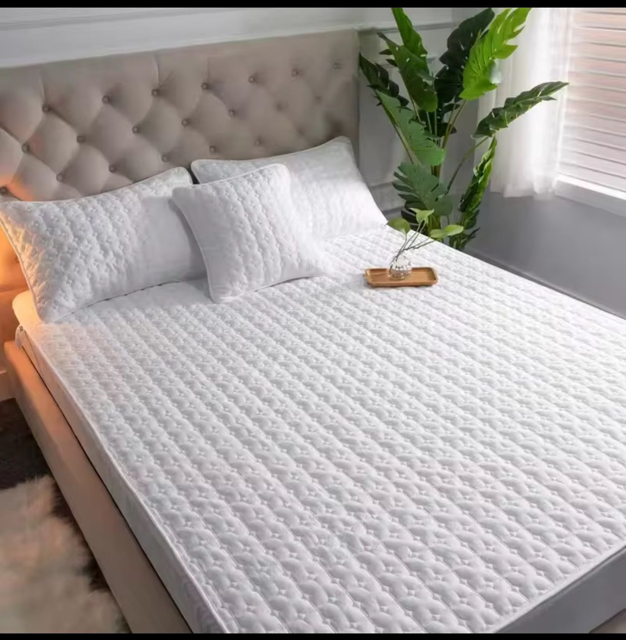 7*8 Protecteur de matelas NoirNov