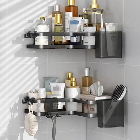 2Pc Porte-savon de douche