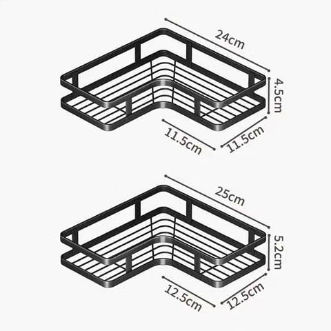 2Pc Porte-savon de douche