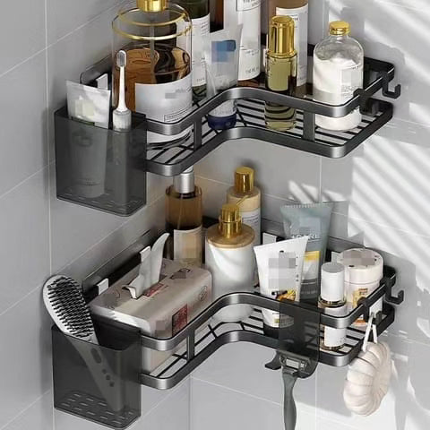 2Pc Porte-savon de douche