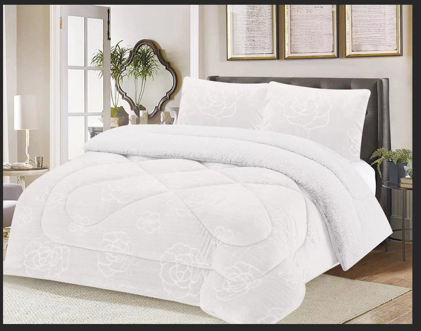 Couette en laine unie