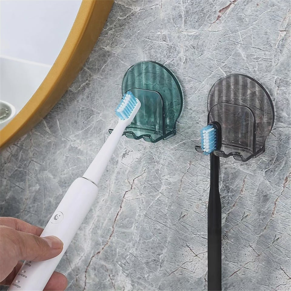 Porte-brosse à dents en acrylique mural