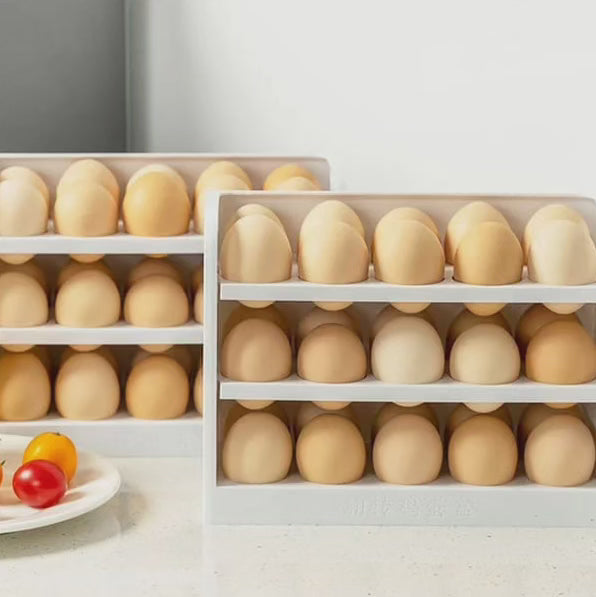 Boîte de stockage d'œufs à 30 compartiments
