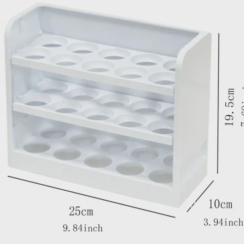 Boîte de stockage d'œufs à 30 compartiments