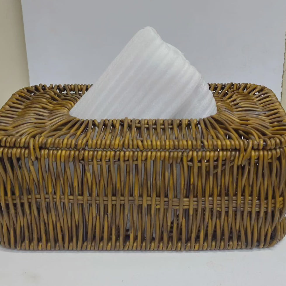 Porte-serviettes en rotin