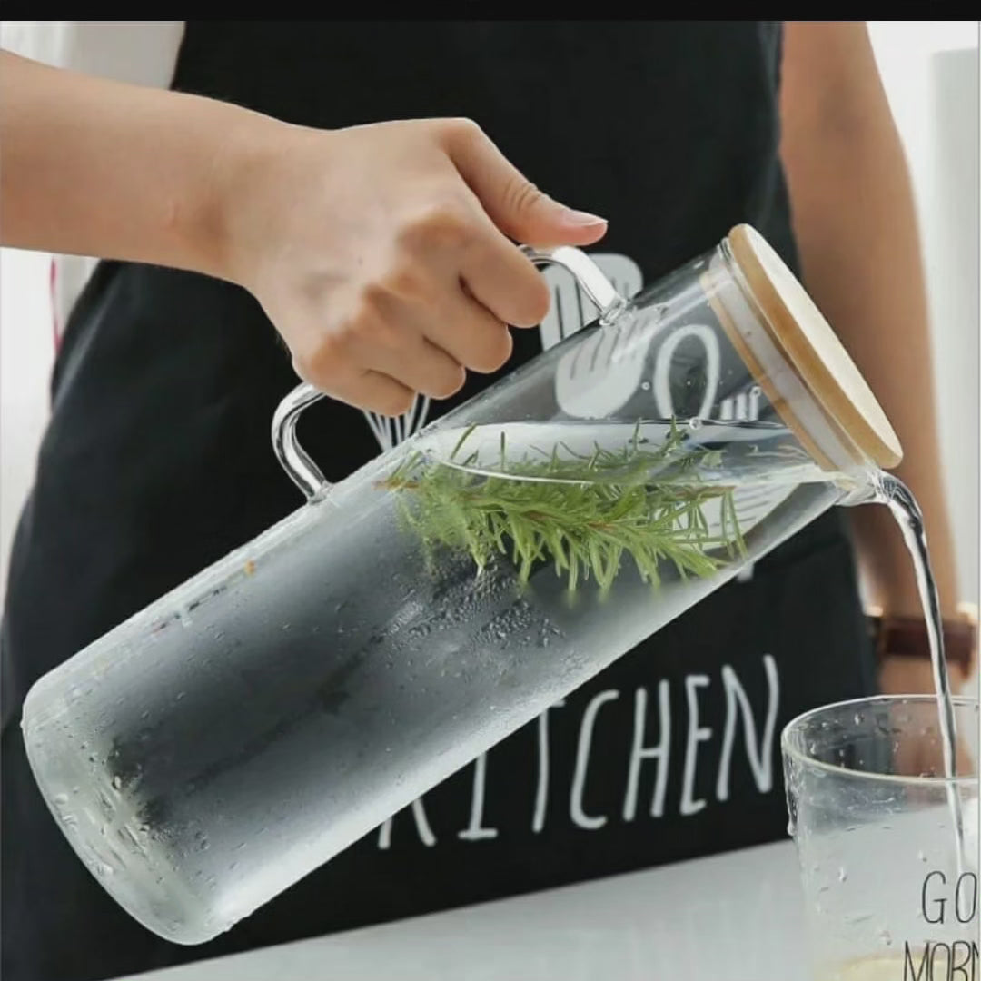 Bouteille en verre résistant à la chaleur