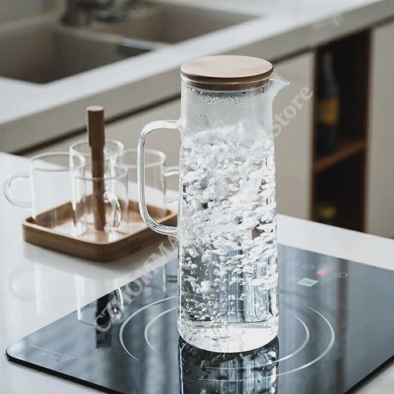 Bouteille en verre résistant à la chaleur