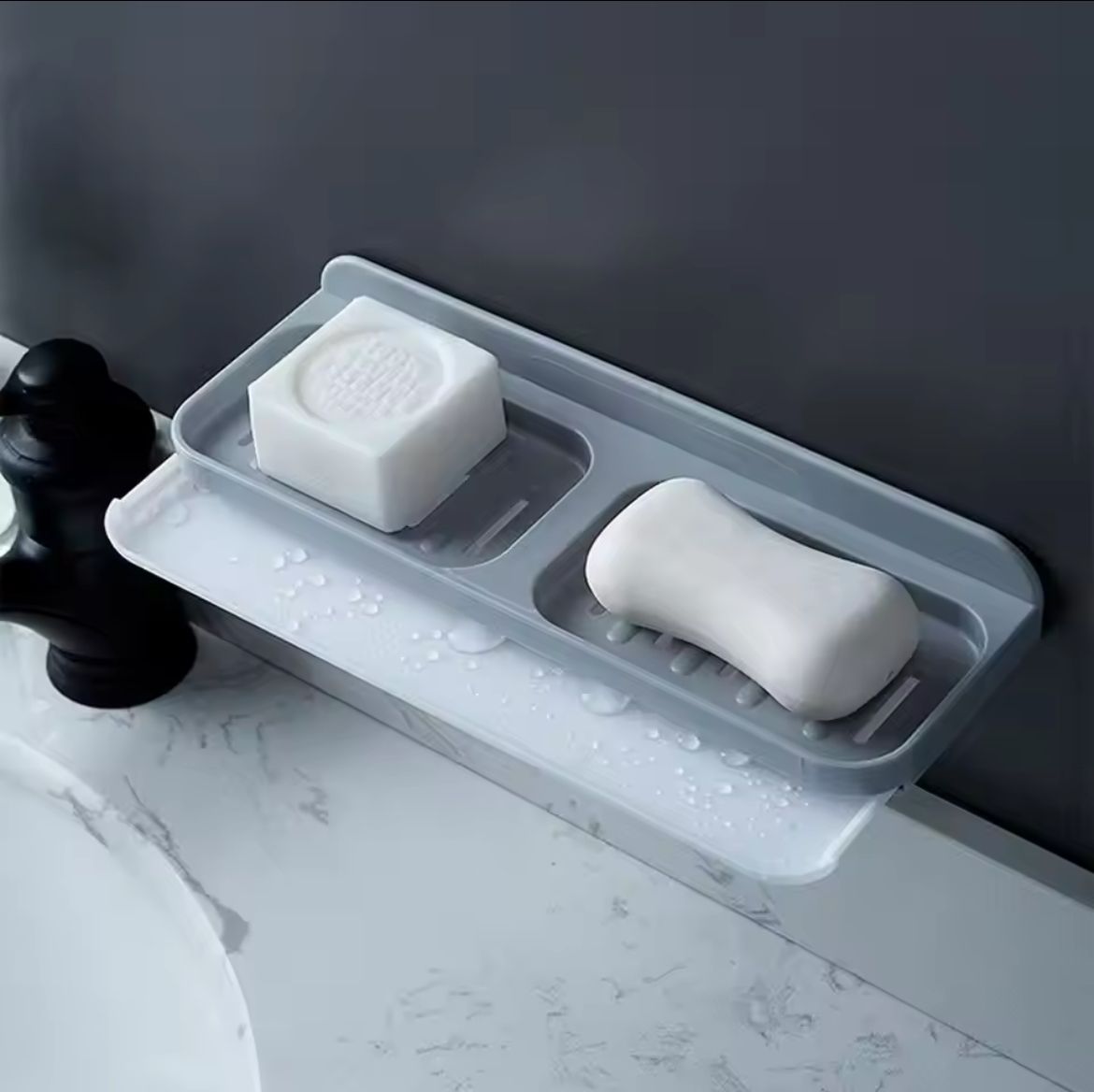 Support de savon autocollant pour salle de bain