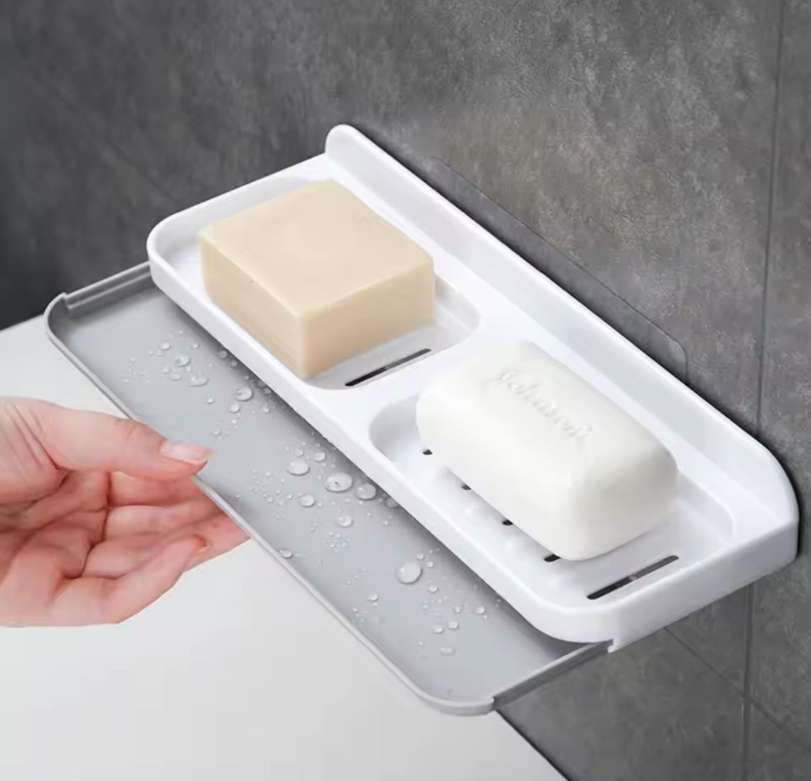 Support de savon autocollant pour salle de bain