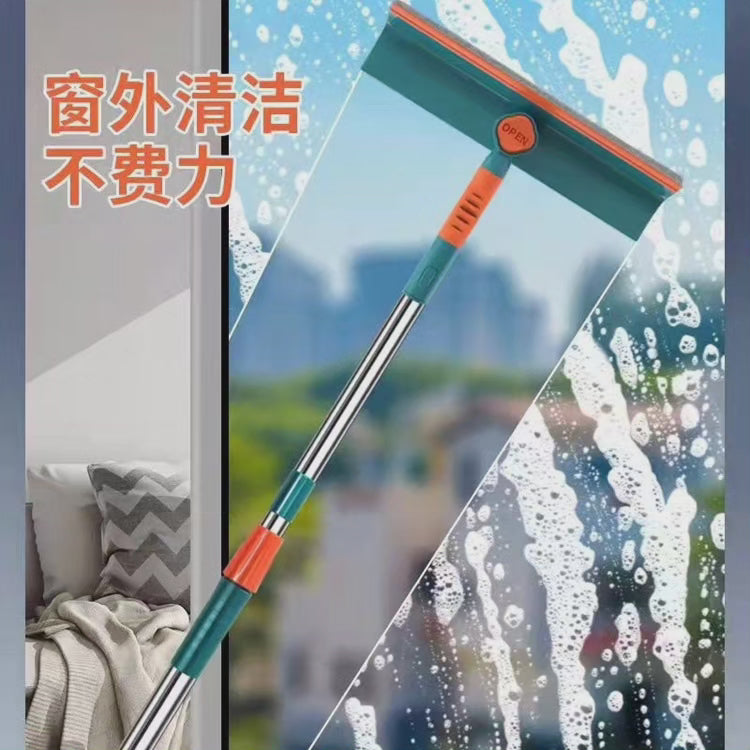 2 en 1 Mop de nettoyage de fenêtre télescopique